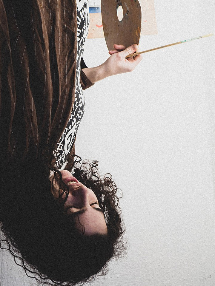 Nahaufnahme und eine Fotografie von Julia Mansutti